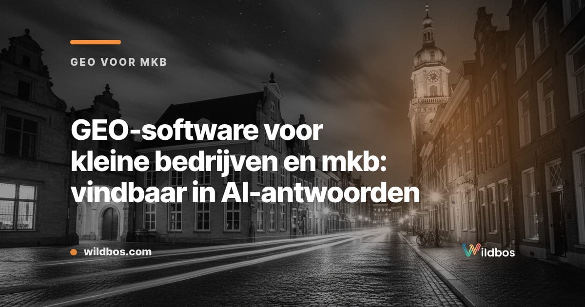 GEO-software voor kleine bedrijven en mkb