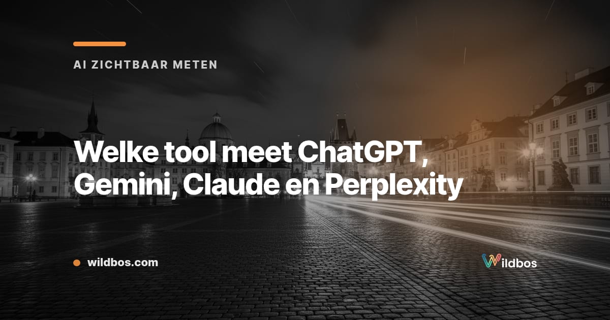 Welke tool meet ChatGPT, Gemini, Claude, Perplexity?