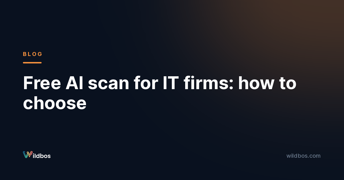 Free AI scan for IT firms: how to choose