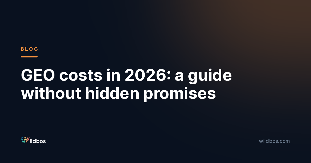GEO costs in 2026: a guide without hidden promises