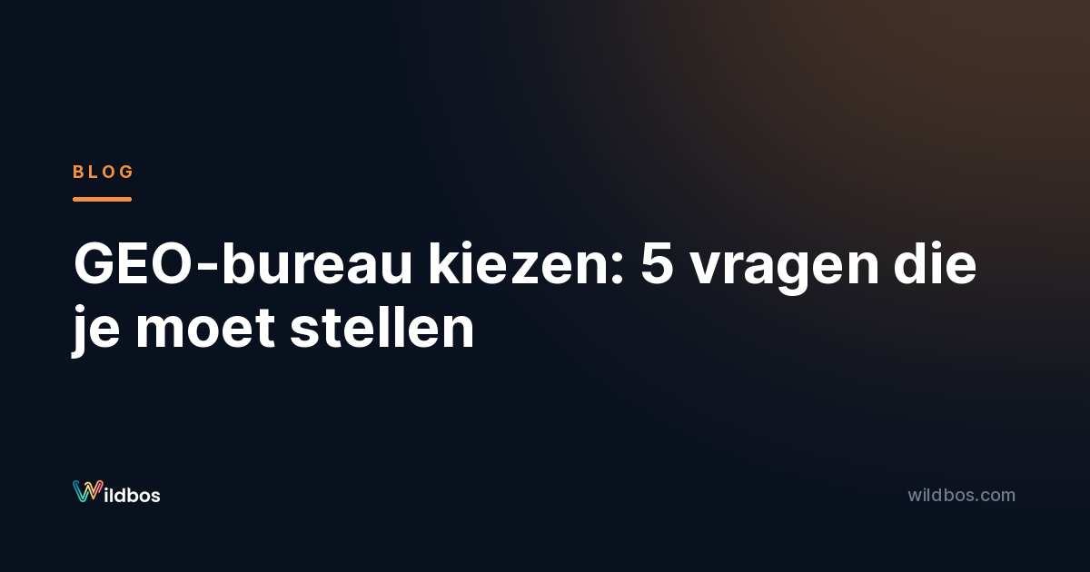 GEO-bureau kiezen: 5 vragen die je moet stellen