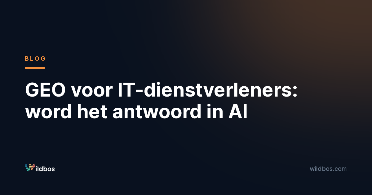 GEO voor IT-dienstverleners: word het antwoord in AI