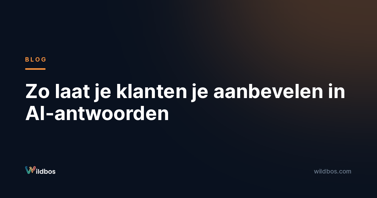 Zo laat je klanten je aanbevelen in AI-antwoorden